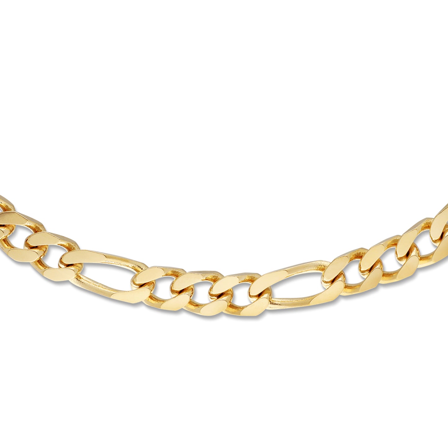 Bronzoro 36" Yellow Scrolled Link Necklace