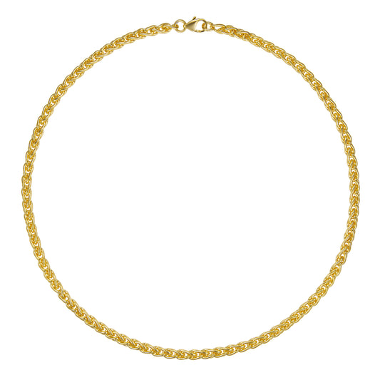 20" Gold Plated Spiga Chain