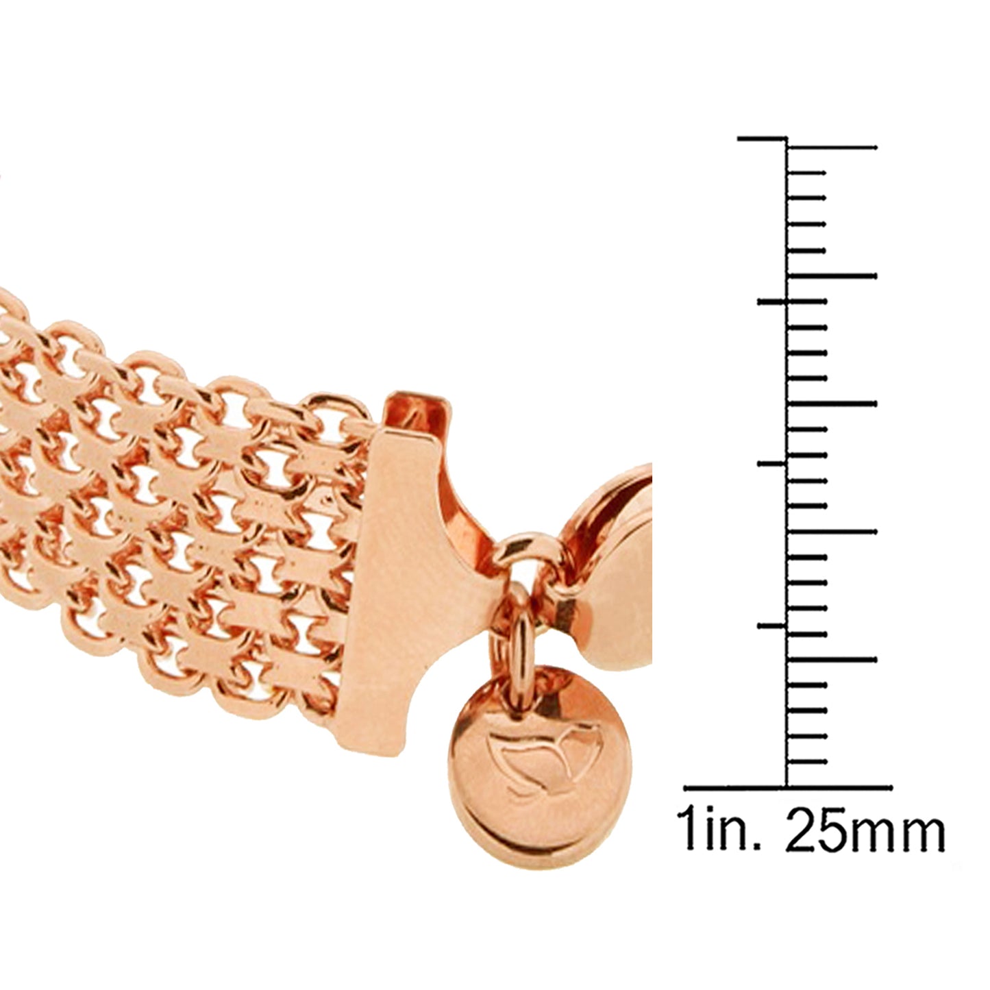 Bismarck Rose Gold Chain Bracelet