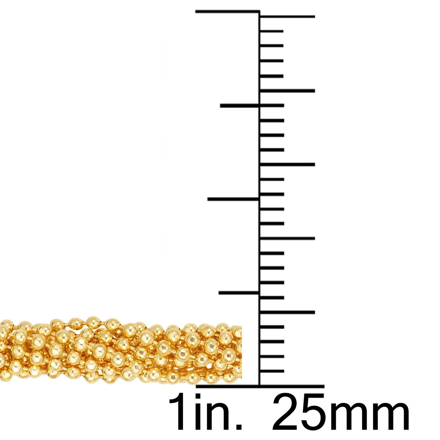 7.5"Multi Strand Beaded Bracelet