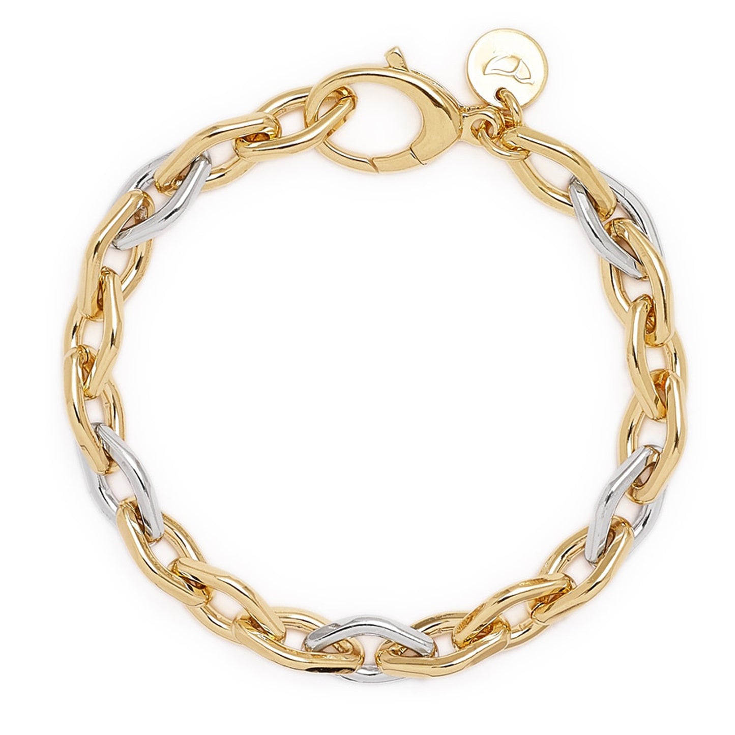 Bronzoro 8 Two Tone Rolo Bracelet Bronzoro™ 