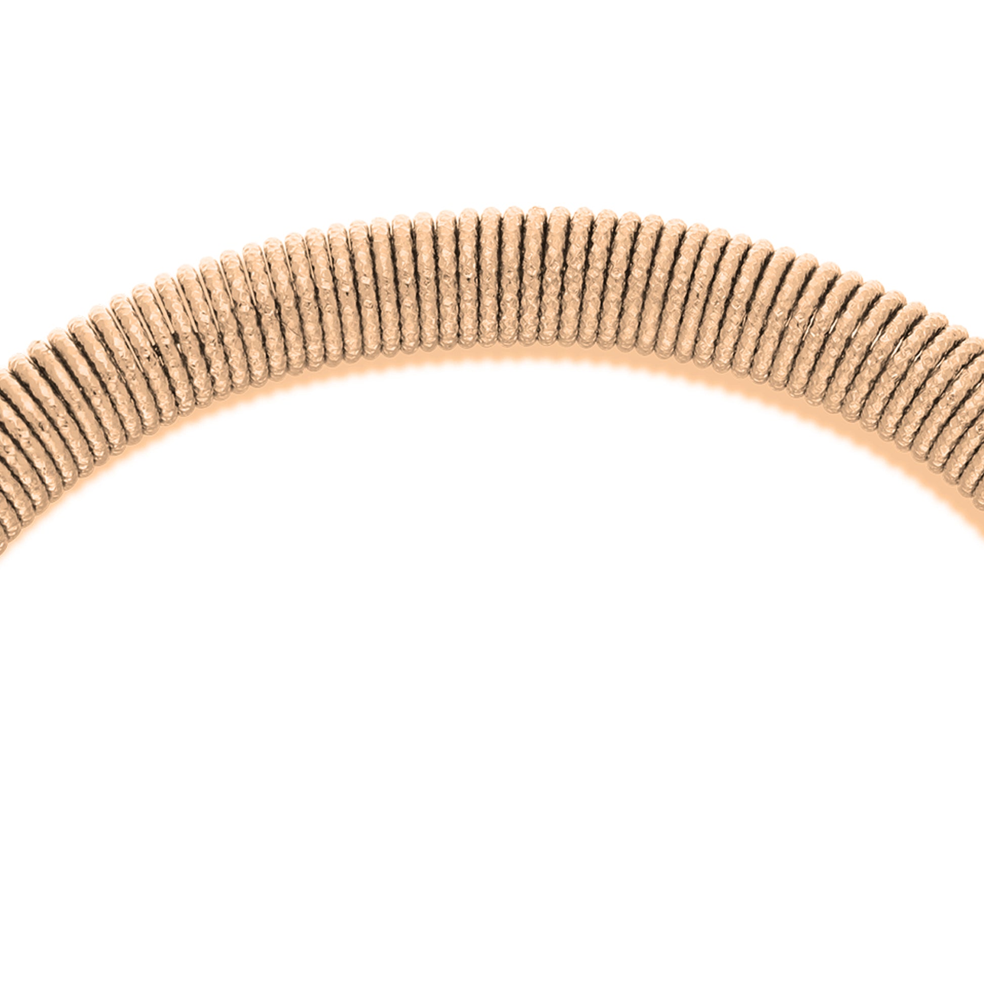 Bronzoro 18Kt Gold Plated Fuchsia Snake Enamel 33Mm Hoop