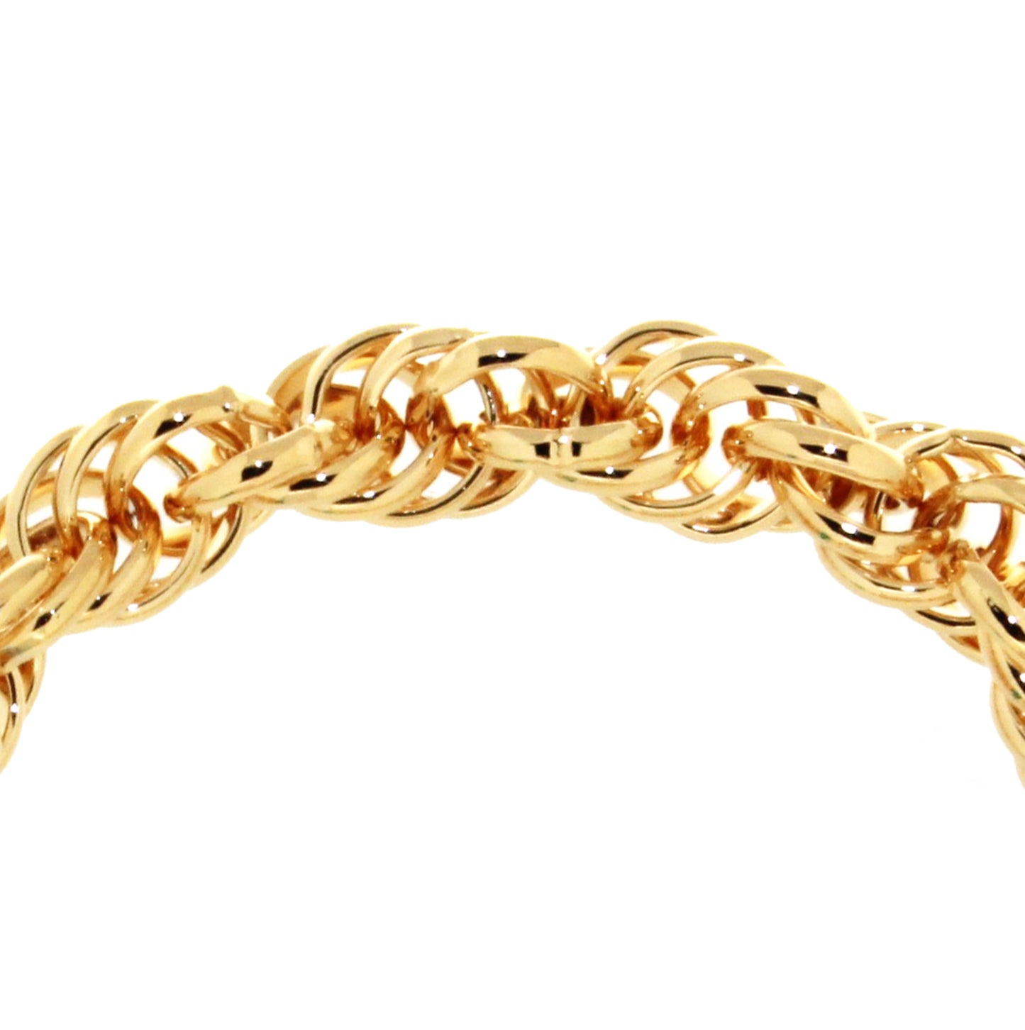 8mm Yellow Gold Rope with Magnetic Clasp