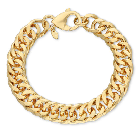 Bronzoro 16" Yellow Gold Faux Pearl Necklace