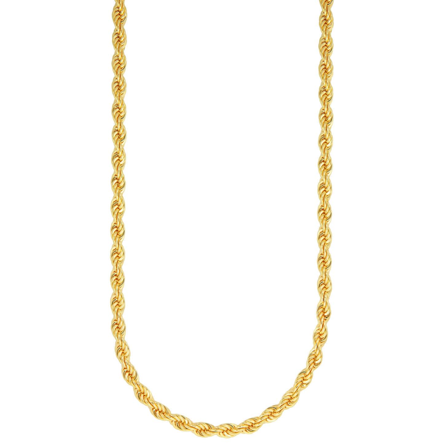 20" Iconic Solid 5 mm Rope Necklace