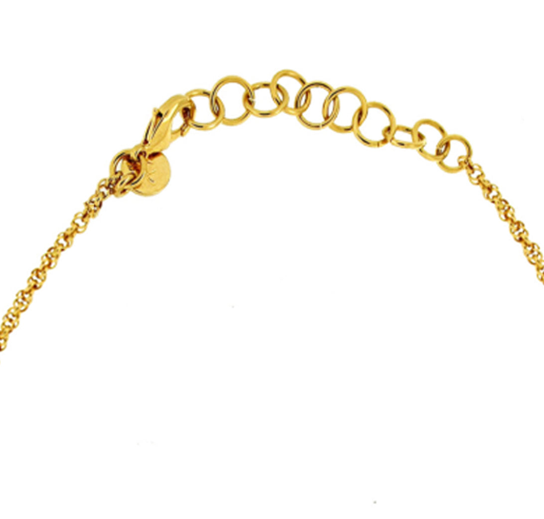 16" Filigree Bead & Tube Collar Necklace