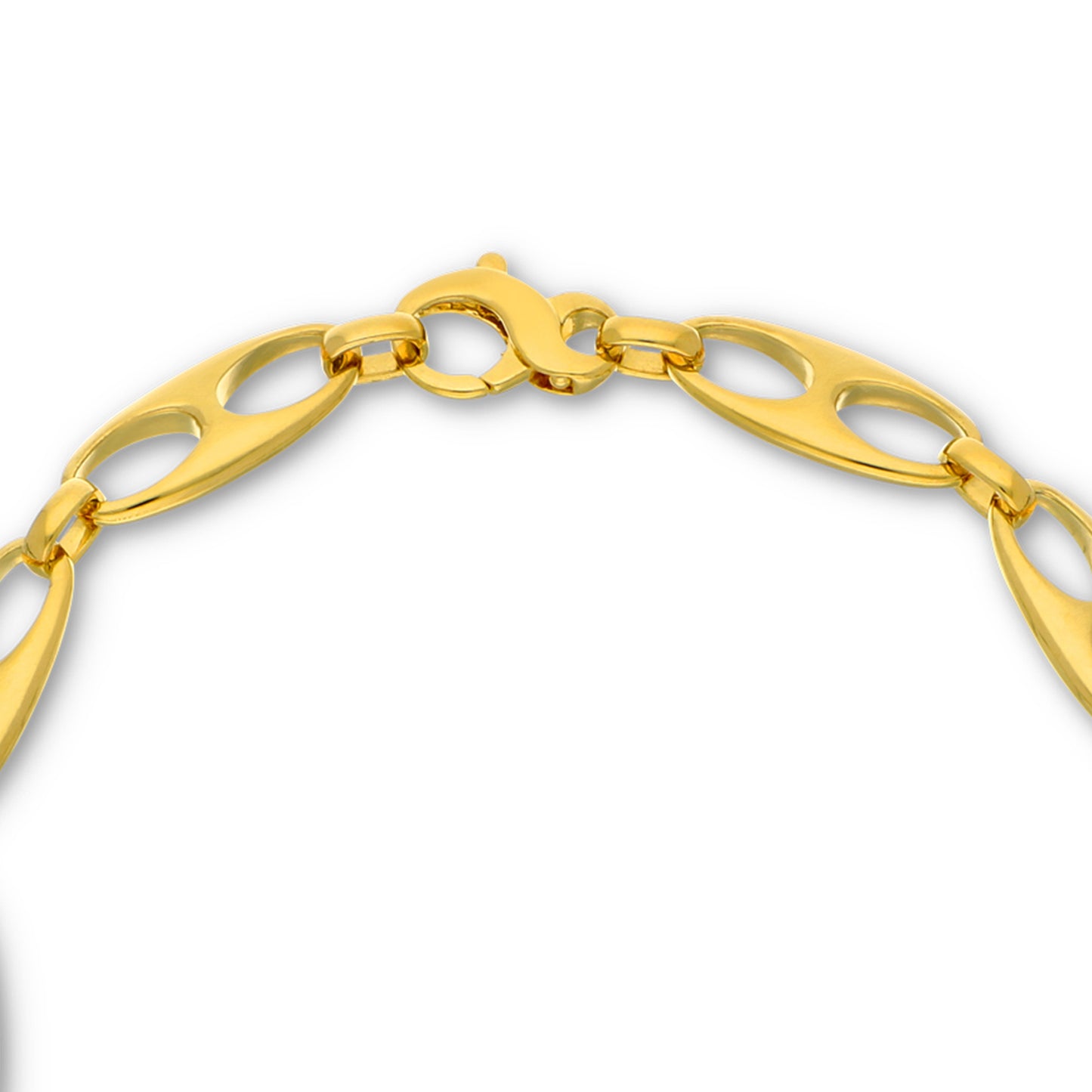 18" Polished Marine Link Necklace
