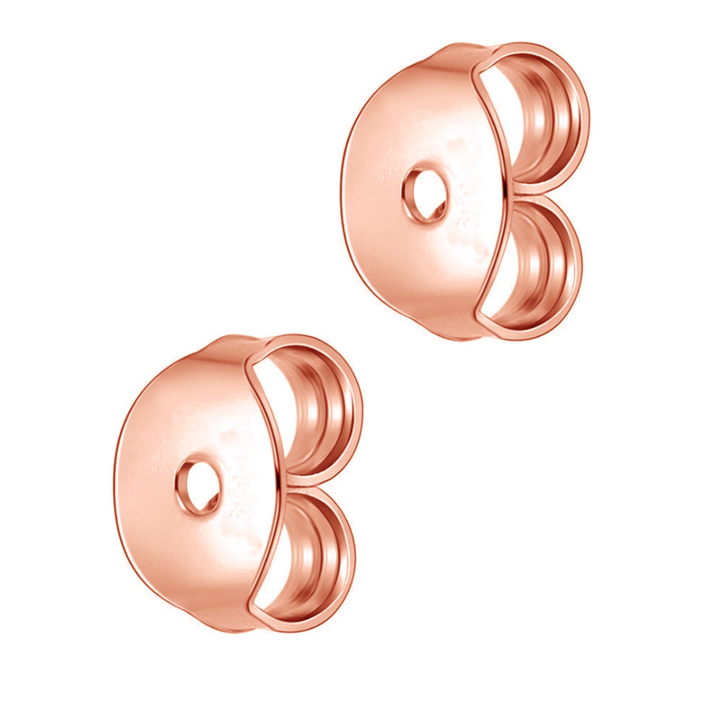 Love Knot Rose Gold Studs